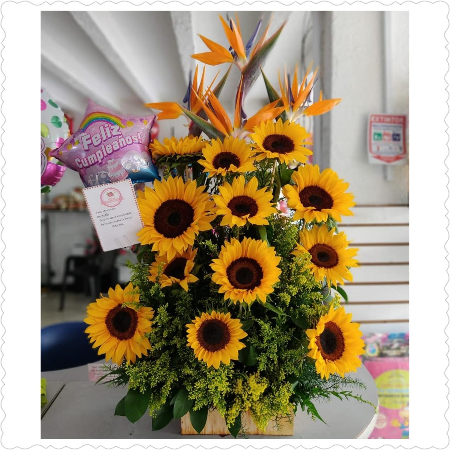 Arreglo En Girasoles